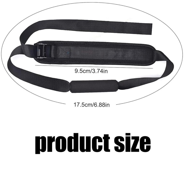 WEZCHUGHAOL Resistance Band Hamstring Curl Strap, Home Fitness Exercise Band,