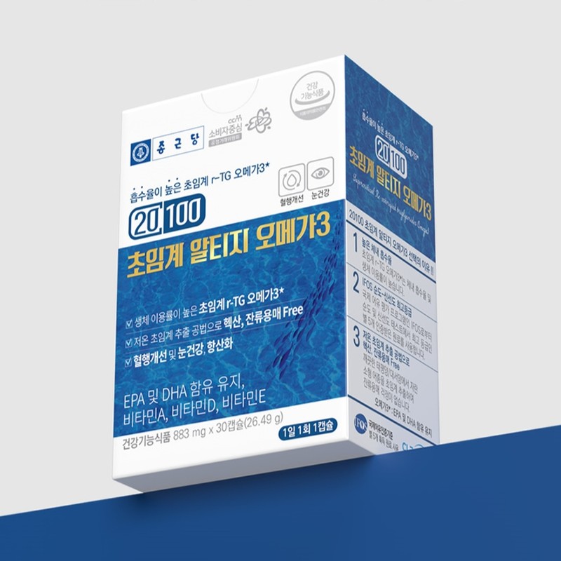 Chong Kun Dang 20100 Supercritical Altige Omega 3 60 Capsules,