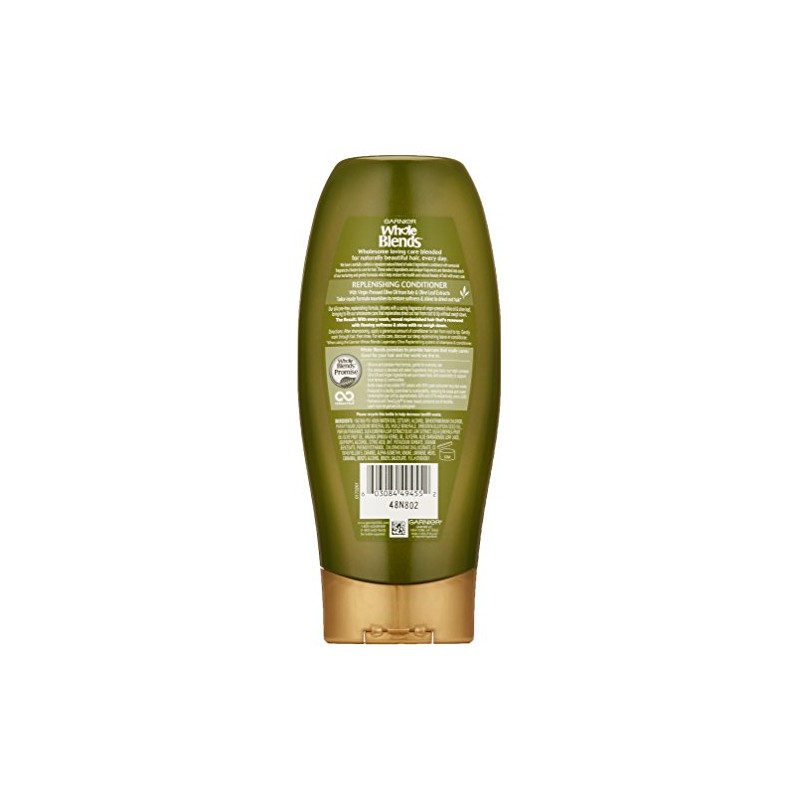 Garnier Whole Blends Mythic Olive Hydrating Conditioner, 12.5 Fl Oz,