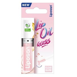 Liposan Lip Oil Clear Glow Caring Lipgloss for Shine & Volume on the Lips 5.5ml