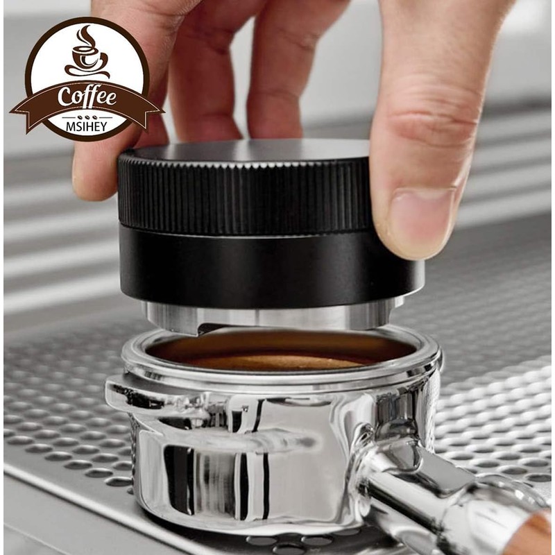 MSIHEY 58 mm Coffee Distributor & Distributor, Gravity Rocker Lever