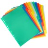 A4 Dividers, 12-Piece Folder Index, A4 Dividers, Pastel Folders, with