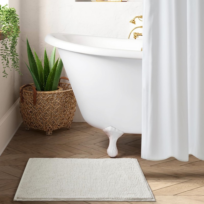 Moonlight Bedding Bath Mat Non Slip Anti Mould - Chenille
