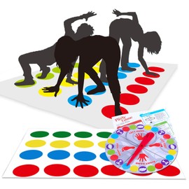 Balance Game, Party Game, Sports Game, Family Game, Friends, Parent and Child Games, Relieves Lack of Exercise, Play for Ages 6 and Up, Layer, Twister Game for 2+ Players