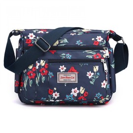 YYW Women Cross-body Bags Multi Pockets Shoulder Satchel for Women Waterproof Large Capacity Casual Trendy Bag for Ladies Women Daily Use (Tulip)