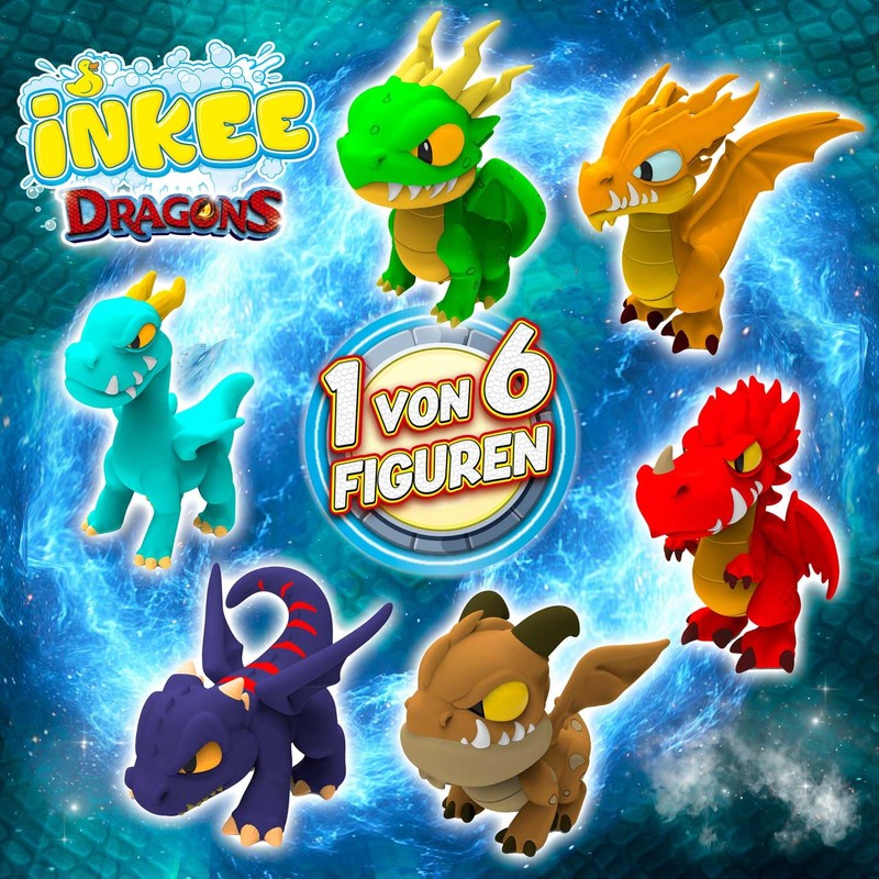 INKEE Surprise Dragons – Bomba da bagno per bambini con