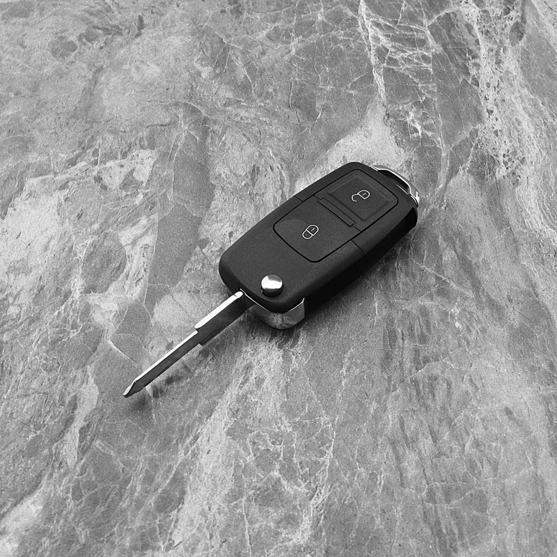 OTOTEC 2 Pcs 2 Buttons Folding Key Shell Compatible with