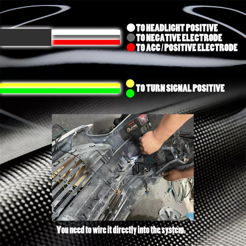 ZTT For Ford Fusion 2013-2016 LED DayTime Running Light Driving