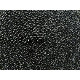 pelgio Genuine Stingray Skinレザーソフト非表示ペルトすべてブラック 9" x 16" SRSKR09BK01N-A