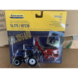 ERTL  1:64 New Holland T6.175   Tractor & H7230 Mower Conditioner