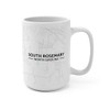 Hometown Bias South Rosemary, North Carolina NC Map Mug (15