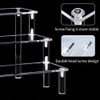 Himilucky 3 Tier Acrylic Display Riser, Clear Perfume Organizer Stand,