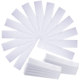 200 Pieces Eyebrows Small Wax Strips Kit Hair Removal Wax Paper Facial Waxing Strips Epilating Waxing Pads for Women Girls Men Eyebrow Body Face Arms Lip, 0.4 x 2.4 Inches, White (400 Pieces)