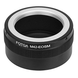 Fotga AF M42 Screw Mount Lens to Canon EOS M M2 M3 EF-M Mirrorless Camera Adapter Ring