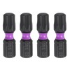 HARFINGTON 4pcs T40 Torx Screwdriver Bit 1/4" Hex Shank 25mm/1"