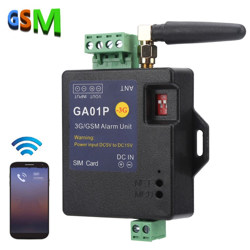 GA01P 3G/GSM Alarm System 1 Way Input Mini Smart Power