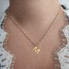 Ursteel Gold Initial Necklace for Women - Gold Letter V
