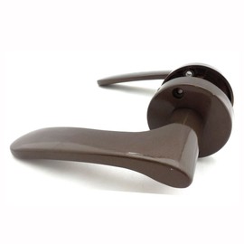 Kawaguchi Giken JL-20-1M-TBr JL-20-1M-TBr Lever Handle for Residential Indoor Use, Backset, 2.0 inches (50 mm), Brown