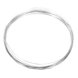 sourcing map 24 Gauge Copper Wires for Jewelry Making, 1 Roll 5m Craft Tarnish Resistant Beading Wires for Jewelry Making Supplies DIY (K-Silver)