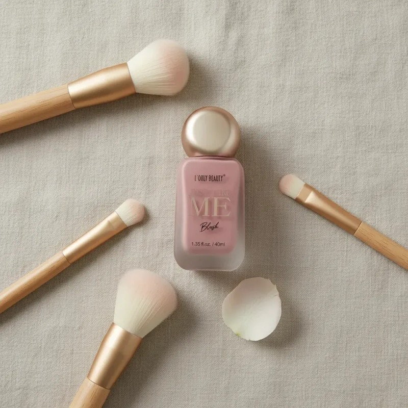 Blush Rubor Liquido Lonly Beauty Coral Claro