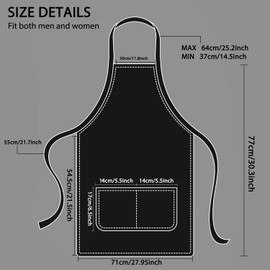 POFULL Gardening Apron Queen of the Garden Apron Gardener's Gift Ladies Gardening Gift (Garden Apron)