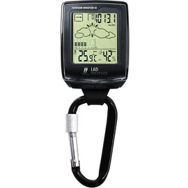 Lad Weather Outdoor Watch, Altitude, Barometric Pressure, Temperature, Humidity, Weather, Digital Compass, Sports Watch, Black