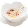 KKGUD Cute Ceramic 6-Inch Serving Bowl with Saucer and Spoon,