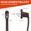 GETLITOOL Lockable Window Handles, Pack of 4 Aluminium Window Lock