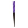 Aoba Chopsticks Natural Wood, Candy Ball Thread, Purple, 9.1 inches