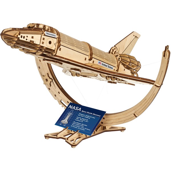 UGEARS NASA Space Shuttle Discovery - Wooden Models to Build