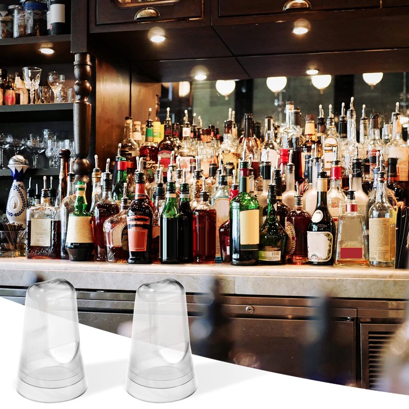Pour Spout Covers Translucent Liquor Pourer Covers Universal Bottle Pour