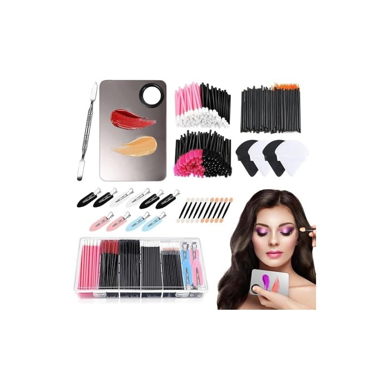 Kit de Aplicadores de Maquillaje Desechables, 275 Herramientas de Aplicación
