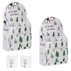 Jeesblsy Wall Mounted Storage Bag, Fabric Storage Bedside Table Door