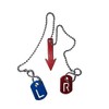 Radiography Blue/RED Tablet and FB Markers with Chain for Radiographers