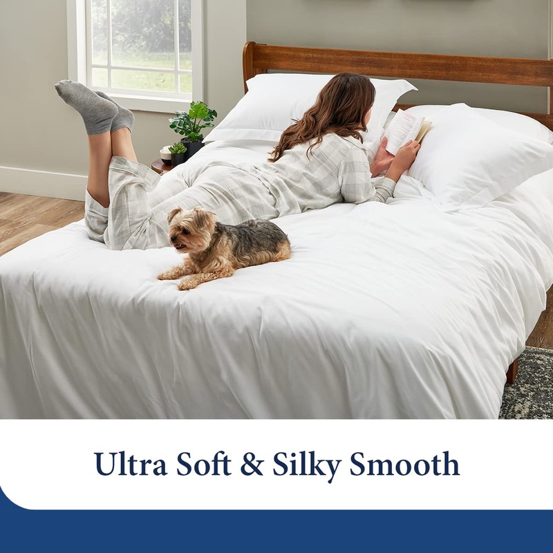 Cosy House Collection Luxury Bamboo Duvet Cover - Ultra Soft