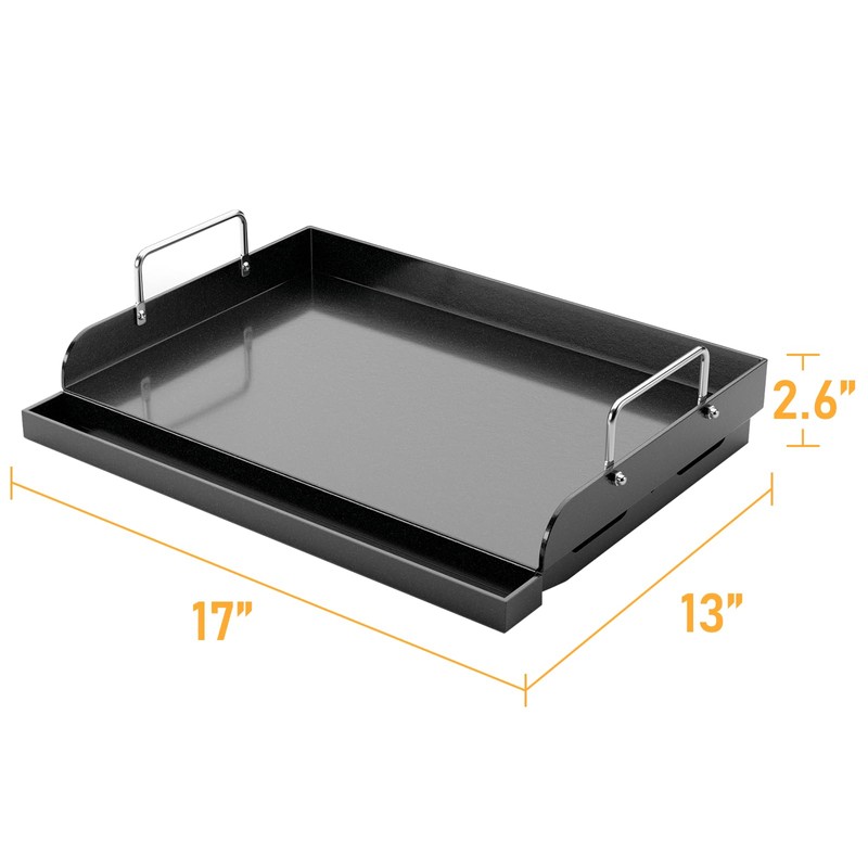 Utheer 17" x 13" Nano-Ceramic Nonstick Griddle for Gas &