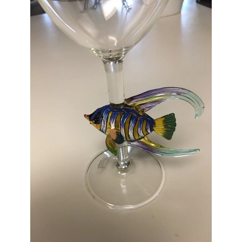 Home Essentials Set of Six Home Angel Fish Stem Wine