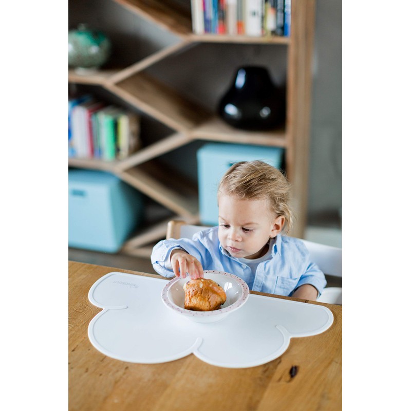 Kindsgut placemat cloud, table set, white