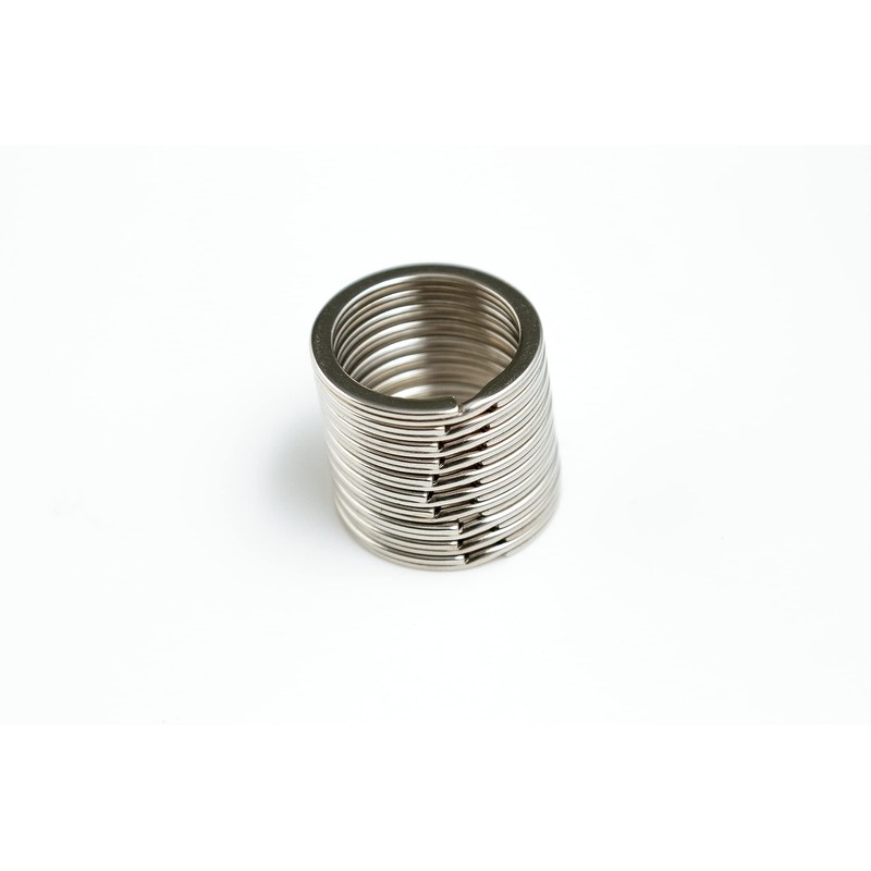 Metal Key Rings Large Flat Split in Bulk Heavy Duty