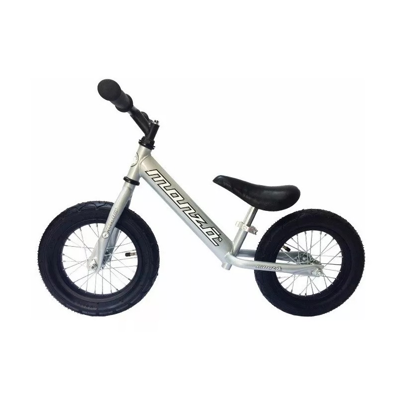 Monzó Balance Bike, Bicicleta De Balance, Bici Sin Pedales Plata