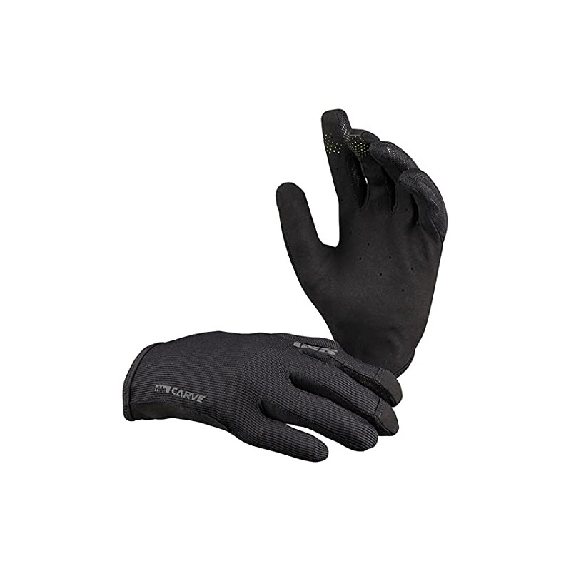 IXS Carve Gloves Black L, Unisex Adults' Gloves - Black