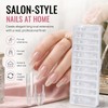 Sandwich Dual Nail form, Nail Tips for Gel Extensions Clear