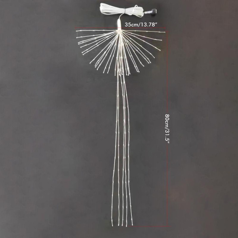 LED Copper Wire Light Waterproof Fireworks Fairy Lights with Remote