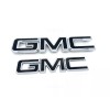 GM Grille Tailgate Emblem Black Chrome for 2015-19 GMC Sierra