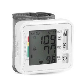 Baumanómetro Digital de Muñeca con Función de Reproducción de Voz en Español, VEAKAR Medidor de Presion con Pantalla LCD Grande, Aparato para Medir la Presión Arterial