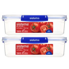Sistema Food Storage Containers, 2.2L 2 Pack