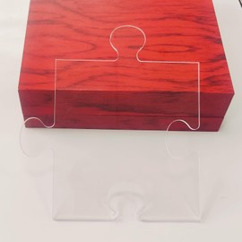 Kingria 4 in1 Board Puzzle Piece Serving Router Template for Woodworking 1/4'' Thick DIY Router Template Acrylic Inlay Template Inlay Template Charcuterie Home Kitchen Cutting