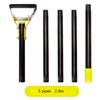 Scuffle Garden Hula Hoe for Weeding – Push-Pull Stirrup Weeder