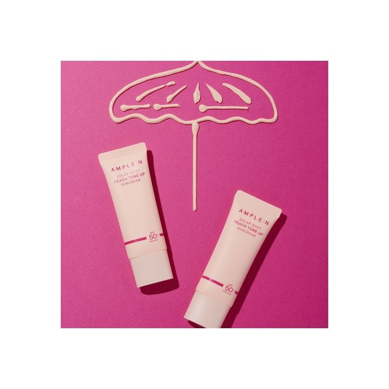 코리아나 [Koreana] [Ampoule N] Solar Shot Peach Tone-Up Sun Cream