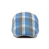 howkuhat Men's Flat Cap Beret Plaid Pattern Gatsby Ivy Irish